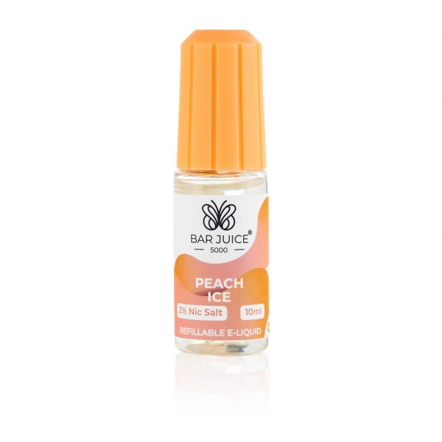 Bar Juice 5000 Peach Ice Bar Salts 10ml Nic Salt E-Liquid